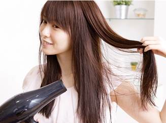 ドライして仕上げ